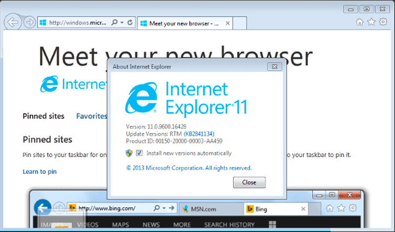 Download Internet Explorer 11 for Windows 8 pro [32/64-bit] Full